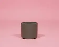 Mica Decorations bloempot Era rond 13.5x12.5cm zandgroen