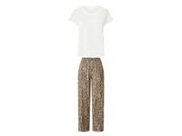 esmara Dames pyjama (Wit, S (36/38)) - thumbnail