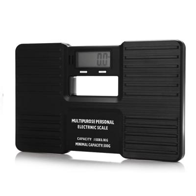 AW-815 multifunctionele draagbare persoonlijke digitale elektronische gewicht schaal (300g - 150kg) met uitzondering van Batteries(Black)