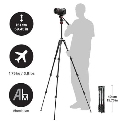 Manfrotto MVKBFRL-LIVE Befree aluminium statiefkit