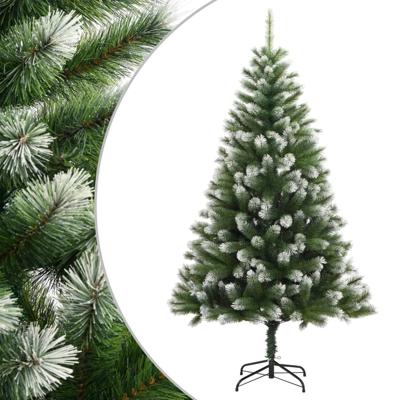 VidaXL Kunstkerstboom met scharnieren en sneeuw 210 cm VidaXL Kunstkerstboom met scharnieren en sneeuw 210 cm