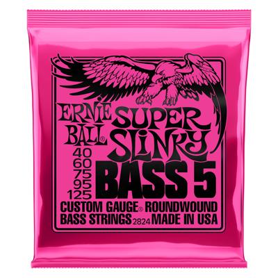 Ernie Ball 2824 Super Slinky Bass 5 bassnarenset Ernie Ball 2824 Super Slinky Bass 5 bassnarenset
