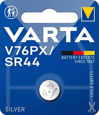 Varta Knoopcel V76PX 1.55 V 1 stuk(s) 145 mAh Zilveroxide SILVER Coin V76PX/SR44 Bli 1 Varta Knoopcel V76PX 1.55 V 1 stuk(s) 145 mAh Zilveroxide SILVER Coin V76PX/SR44 Bli 1