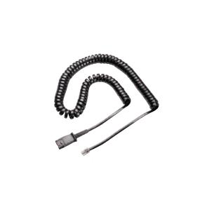 Plantronics 38222-01 U10 extra lichte omkeerkabel voor hoofdtelefoon zwart
