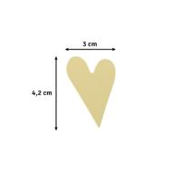 Vaessen Creative • figuurpons hart smal speels jumbo - thumbnail