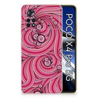 Xiaomi Poco X4 Pro 5G | Hoesje maken | Swirl Pink - thumbnail