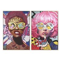 Schilderij Home ESPRIT Modern 80 x 3,5 x 120 cm (2 Stuks) - thumbnail