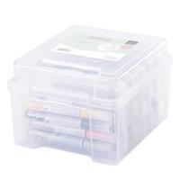 Vaessen Creative • opbergbox met 6 cassettes transparant - thumbnail