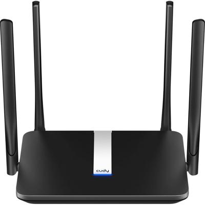 Cudy ac1200 wi-fi mesh 4g lte cat4 router (zwart, mesh, app, nano sim-slot)