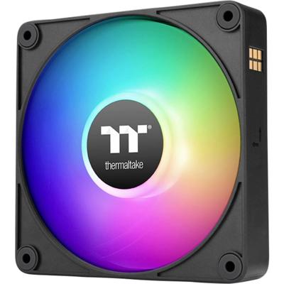 Thermaltake CT140 EX Reverse ARGB Sync PC Cooling Fan 3 Fan Pack PC-ventilator Zwart (b x h x d) 140 x 140 x 25 mm Incl. RGB-verlichtingsbesturing