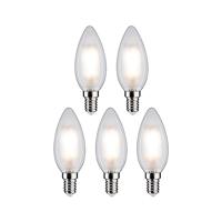 Paulmann 29095 LED-lamp Energielabel F (A - G) E14 Kaars 4.8 W Warmwit (Ø x h) 35 mm x 98 mm 5 stuk(s) - thumbnail