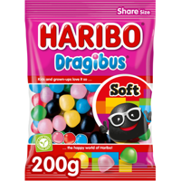 Haribo Dragibus Soft 200 g bij Jumbo - thumbnail