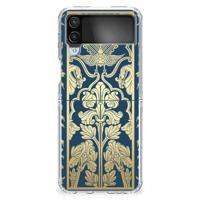 Samsung Galaxy Z Flip 4 | TPU Case | Beige Flowers - thumbnail