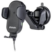 Verbatim Inductie lader 15 W FWC-01 Qi Fast Wireless Car Charger 49552 Uitgangen Magnetische aansluiting Zwart - thumbnail