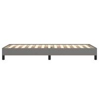 Bedframe zonder matras 90x190 cm stof donkergrijs - thumbnail