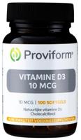 Proviform Vitamine D3 10mcg 100 softgels - thumbnail