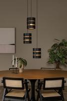 Lucide ROSAS - Hanglamp - Ø 43 cm - 3xE27 - Zwart - thumbnail