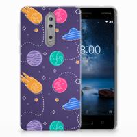 Nokia 8 Silicone Back Cover Space - thumbnail