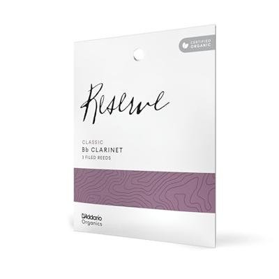 D&apos;Addario Woodwinds ODCT0320 Organic Reserve Classic Bb Klarinetrieten, 2.0, 3-pack