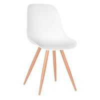 LABEL51 Eetkamerstoel 'Rimini', kleur Wit - thumbnail