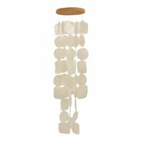 Windmobiel van Capiz Schelpen Wit - thumbnail