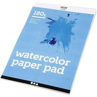 Creativ Company Https://www.cchobby.nl/aquarelblok-a4-vel-210x297-mm-180-gr-wit-20-vel-1-stuk - thumbnail
