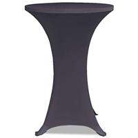 Tafelhoes stretch 2 st 80 cm antraciet - thumbnail