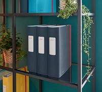 Ordner Leitz Cosy Active 180° 82mm PP A4 fluweel grijs | 6 stuks - thumbnail
