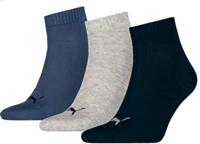 Puma Quarter sokken 3-pack Navy / Grey / Nightshadow Blue-43/46 - thumbnail