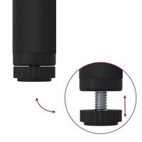 Kledingrek Zwart 60 x 53 x 155 cm Staal - thumbnail