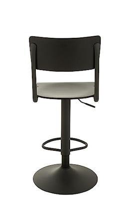 J-Line barstoel - hout|metaal - zwart - 2 stuks