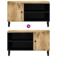 Tv-meubel 80x31x46 cm massief mangohout - thumbnail