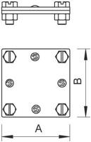 OBO Bettermann 256 A-DIN 30 FT Montage-accessoires 1 stuk(s) - thumbnail