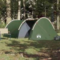 Tunneltent 4-persoons waterdicht groen - thumbnail