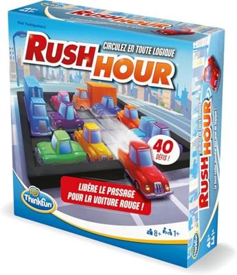 ThinkFun Rush Hou- Logicaspel-Puzzel-Verkeersopstopping-40 uitdagingen 4 niveau-1 Speler of ouder dan 8 jaar-Ravensburger-Gemengd-6600 ThinkFun Rush Hou- Logicaspel-Puzzel-Verkeersopstopping-40 uitdagingen 4 niveau-1 Speler of ouder dan 8 jaar-Ravensburger-Gemengd-6600