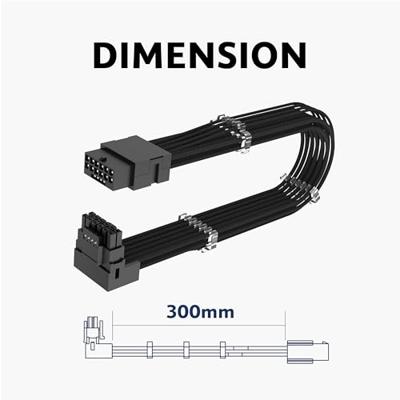 Akasa G-Nexus PX16 12+4-pin Zwart Akasa G-Nexus PX16 12+4-pin Zwart