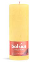 Bolsius Stompkaars Rustiek 19X6,8cm Sunny Yellow - thumbnail