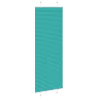 Pliss rolgordijn 80x200 cm stofbreedte 79,4 cm petrol groen - thumbnail
