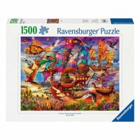 Ravensburger legpuzzel de vlucht - 1500st. - thumbnail