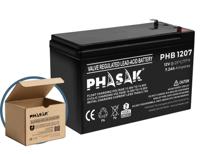 Batterij voor Ononderbreekbaar Stroomvoorzieningssysteem SAI Phasak PHB 1207 12 V - thumbnail