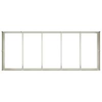 Plantenbak 200x80x40 cm staal wit - thumbnail