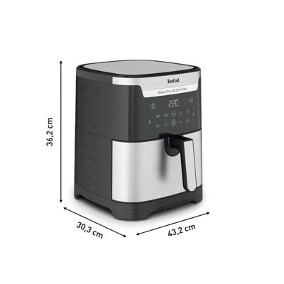 Tefal EY801D Easy Fry & Grill XXL Airfryer Grijs
