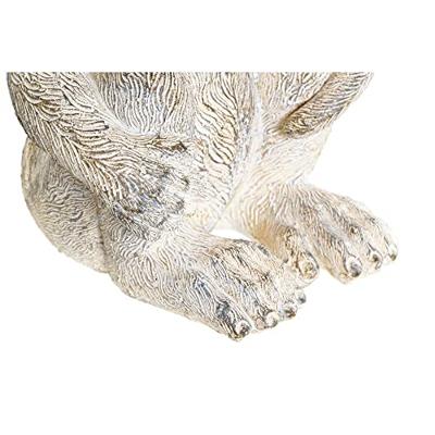 Decoratieve figuren DKD Home Decor 16 x 15 x 30 cm Wit Hars Aap Tropisch Decapé