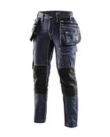 Blåkläder Dames werkbroek X1900 Stretch 79901141 | Marineblauw/Zwart | Maat 50 - 7330509587744 - thumbnail