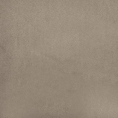 Fauteuil met voetenbank 60 cm microvezelstof taupe
