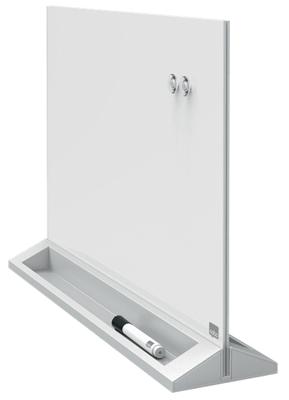Desktop glasbord Nobo vrijstaand magnetisch 58,5x44,7cm