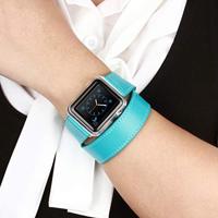 Kakapi Double Strap bandje - Turquoise - Geschikt voor Apple Watch 44mm / 45mm / 46mm / 49mm - thumbnail