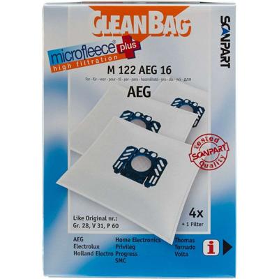 Scanpart CleanBag M122AEG16 stofzuigerzak microfleece+ AEG gr.28