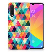 Xiaomi Mi 9 Lite TPU bumper Geruit - thumbnail