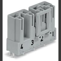 WAGO 770-814 Netstekker WINSTA MIDI Stekker, inbouw horizontaal Totaal aantal polen: 4 25 A Zwart 50 stuk(s) - thumbnail